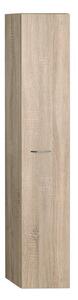 Aqualine Sapho, ZOJA / KERAMIA FRESH szekrény magas 25x140x20cm, platina tölgy