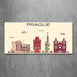 Akrilüveg fotó Prága épületek