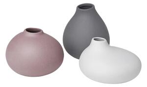 Porcelán váza készlet 3 db-os (magasság 9 cm) Nona – Blomus