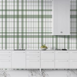 Fotótapéta Zöld és fehér kockás, Modern fotótapéta, Modern fotótapéta, w02852v3 - Muralas.hu