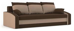 HEWLET modell 2 Nagy méretű kinyitható kanapé Barna/Cappuccino