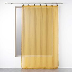 Sárga átlátszó függöny 140x240 cm Linka – douceur d'intérieur