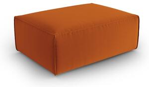 Narancssárga bársony lábtartó Mackay – Cosmopolitan Design