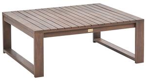 Kerti asztal 90 x 75 cm Sötét fa árnyalat TIMOR