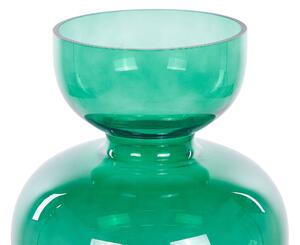 Üveg Virágtartó váza 27 Zöld PALAIA