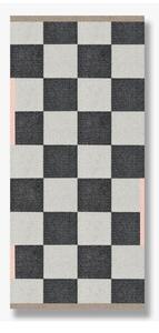 Fekete-fehér mosható szőnyeg 70x150 cm Square – Mette Ditmer Denmark