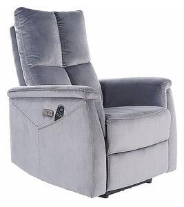 Neptun M Elektromos Masszázsfotel Bársony Szürke Relax