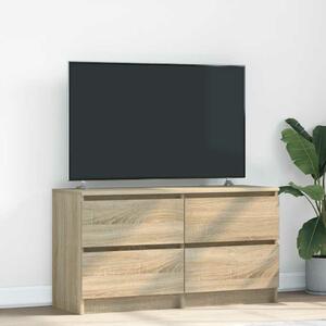 VidaXL sonoma tölgy színű szerelt fa TV-szekrény 100x35x54 cm