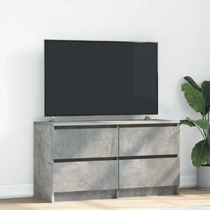 VidaXL betonszürke szerelt fa TV-szekrény 100x35x54 cm