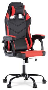 Irodai szék Kayce (fekete + piros öko bőr). 1041440