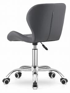 AVOLA szürke irodai szék eco bőrből