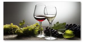 Akril üveg kép Bor és szőlő