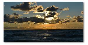 Akrilüveg fotó Naplemente a tengeren