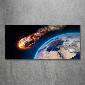 Akrilüveg fotó A csökkenő meteor