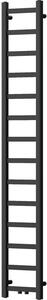 Mexen csavar, fűtőelem 1800 x 300 mm, 351 W, alul és középen, fekete, W126-1800-300-00-70