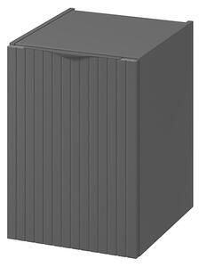 Cersanit Tirso, alacsony kiegészítő szekrény 400x447x551 mm, fekete matt, S1017-008