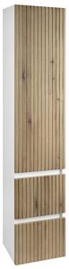 Aqualine Aqualine, PANEDA STRIP magas szekrény 35x165x31cm, emporio tölgy, bal/jobb, PN265