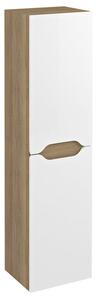 Sapho Sapho, WAVE magas szekrény 35x140x30cm, bal/jobb, fehér/cuneo tölgy, WA245-3025