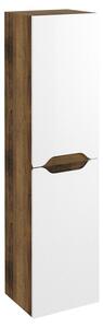 Sapho Sapho, WAVE magas szekrény 35x140x30cm, bal/jobb, fehér/Collingwood tölgy, WA245-3019
