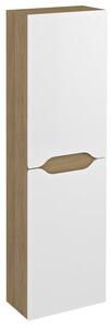 Sapho Sapho, WAVE magas szekrény 40x140x20cm, bal/jobb, fehér/cuneo tölgy, WA250-3025