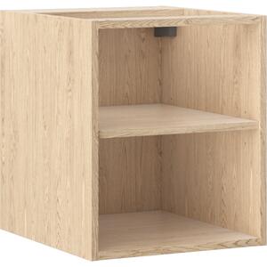 Mexen Box-A, nyitott szekrény polccal 40 cm, tölgyfa, 91AX2-0400-470-0-81
