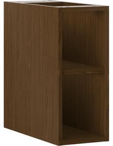 Mexen Box-A, nyitott szekrény polccal 20 cm, diófa, 91AX2-0200-470-0-86