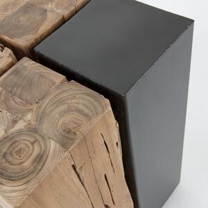 Ognak teakfa tárolóasztal - Kave Home