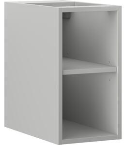 Mexen Box-A, nyitott szekrény polccal 25 cm, matt szürke, 91AX2-0250-470-0-62