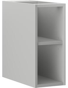 Mexen Box-A, nyitott szekrény polccal 20 cm, matt szürke, 91AX2-0200-470-0-62