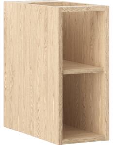 Mexen Box-A, nyitott szekrény polccal 20 cm, tölgyfa, 91AX2-0200-470-0-81