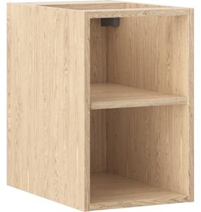 Mexen Box-A, nyitott szekrény polccal 30 cm, tölgyfa, 91AX2-0300-470-0-81