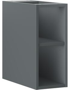 Mexen Box-A, nyitott szekrény polccal 20 cm, grafit matt, 91AX2-0200-470-0-66