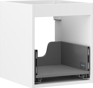 Mexen Box-A, fali szekrény 40 cm, 1 fiók, matt fehér, 91AX0-0400-470-1-01