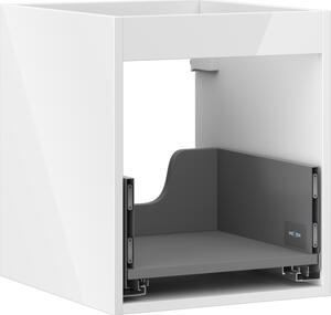 Mexen Box-A, fali szekrény 40 cm, 1 fiók, fényes fehér, 91AX0-0400-470-1-00