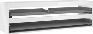 Mexen Box-A, fali szekrény 160 cm, 2 fiók, fényes fehér, 91AX0-1600-470-2-00