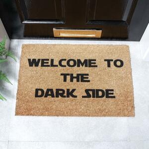 Kókuszrost lábtörlő 40x60 cm Welcome to the Darkside – Artsy Doormats