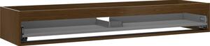 Mexen Box-A, fali szekrény 160 cm, 1 fiók, diófa, 91AX0-1600-235-1-86
