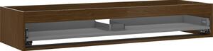 Mexen Box-A, fali szekrény 140 cm, 1 fiók, diófa, 91AX0-1400-235-1-86