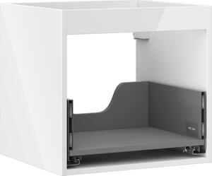 Mexen Box-A, fali szekrény 50 cm, 1 fiók, fényes fehér, 91AX0-0500-470-1-00