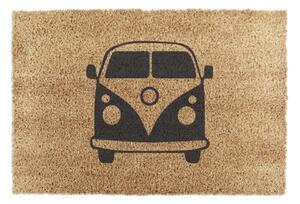 Campervan természetes kókuszrost lábtörlő, 40 x 60 cm - Artsy Doormats