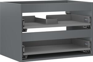 Mexen Box-A, fali szekrény 70 cm, 2 fiók, grafit matt, 91AX0-0700-470-2-66