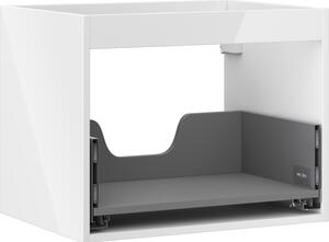 Mexen Box-A, fali szekrény 60 cm, 1 fiók, fényes fehér, 91AX0-0600-470-1-00