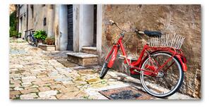 Akrilüveg fotó Piros bicikli