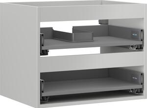 Mexen Box-A, fali szekrény 60 cm, 2 fiók, matt szürke, 91AX0-0600-470-2-62