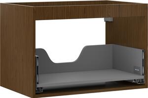 Mexen Box-A, fali szekrény 70 cm, 1 fiók, diófa, 91AX0-0700-470-1-86