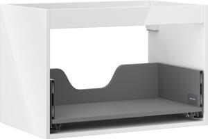 Mexen Box-A, fali szekrény 70 cm, 1 fiók, fényes fehér, 91AX0-0700-470-1-00