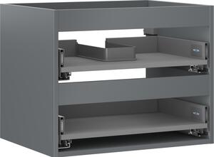Mexen Box-A, fali szekrény 60 cm, 2 fiók, grafit matt, 91AX0-0600-470-2-66
