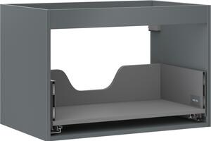 Mexen Box-A, fali szekrény 70 cm, 1 fiók, grafit matt, 91AX0-0700-470-1-66
