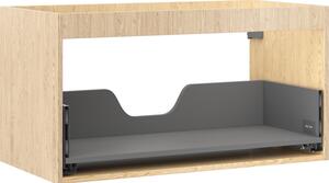 Mexen Box-A, fali szekrény 90 cm, 1 fiók, tölgyfa, 91AX0-0900-470-1-81