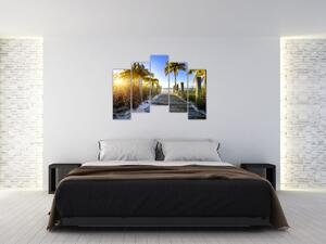 Modern kép egy lakás - trópusi paradicsom (125x90cm)